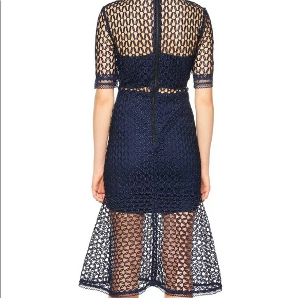 BARDOT BLACK MESH DRESS - Picture 4 of 8